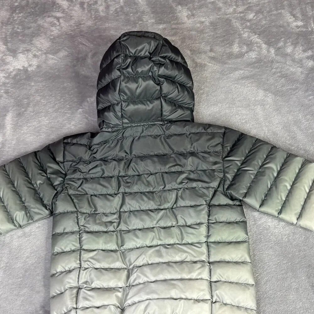 Eddie Bauer Jacket Unisex Kids 4 Gray Puffer Hooded Down Insulated‎ Winter